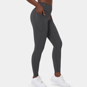 Halara SoCinched high wasted tummy control side pocket shaping training leggings